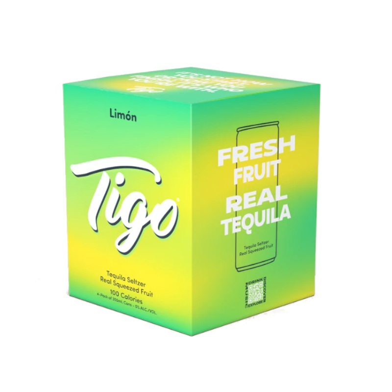 Tigo Limon Tequila 355ml 4-Pack Can (DNO P4)