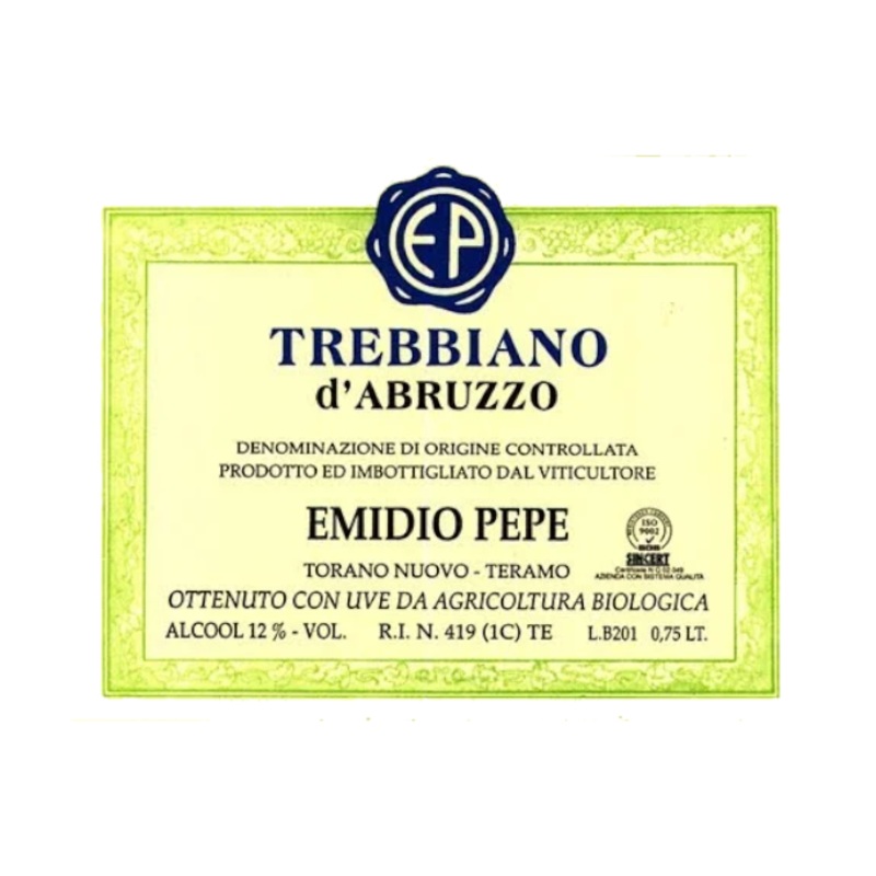 Emidio Pepe Trebbiano d'Abruzzo 2017 750ml