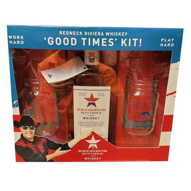Redneck Riviera "Good Times" Gift Set 750ml (With 2 Glass)