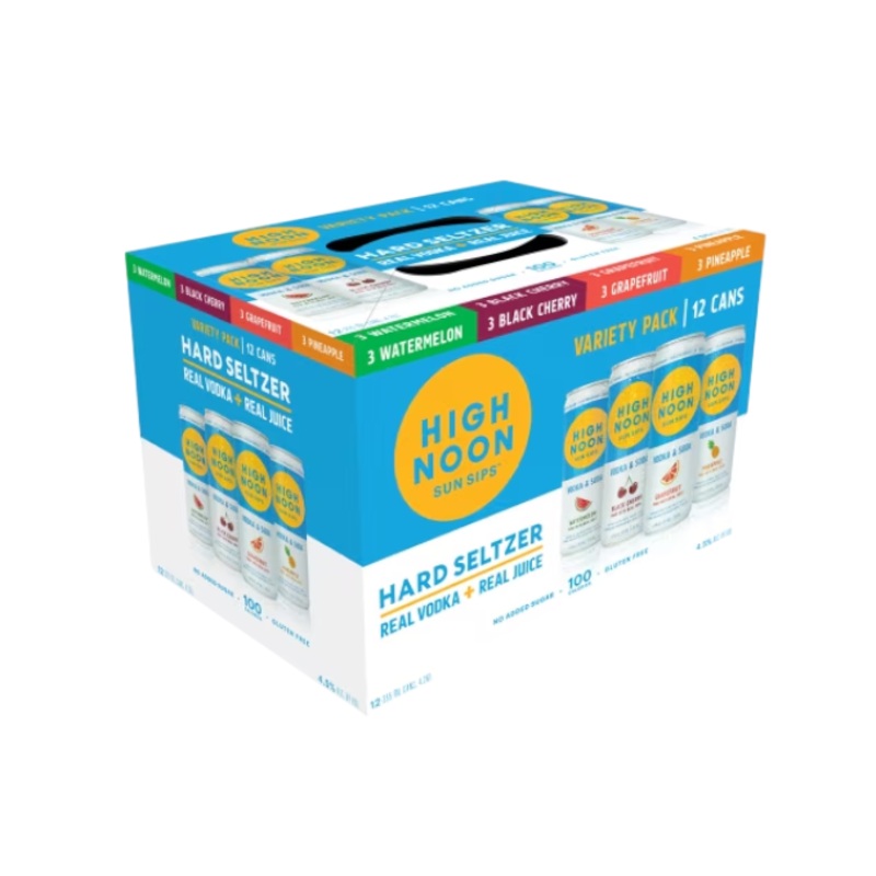 High Noon Hard Seltzer Beach Variety Pack 12oz 12-Pack Can
