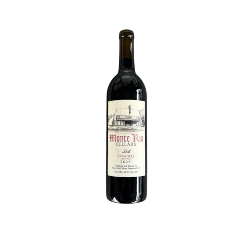 Monte Rio Cellars Old Vines Zin 2022 750ml (No Barcode)