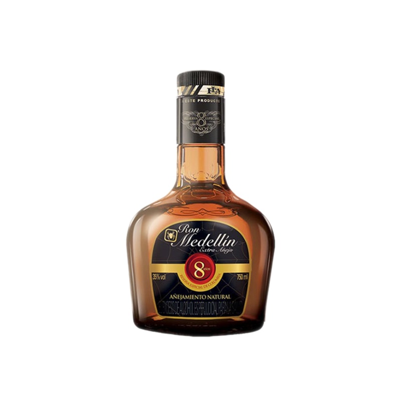 Ron Medellin 8 Years Extra Anejo 750ml (DNO P4)