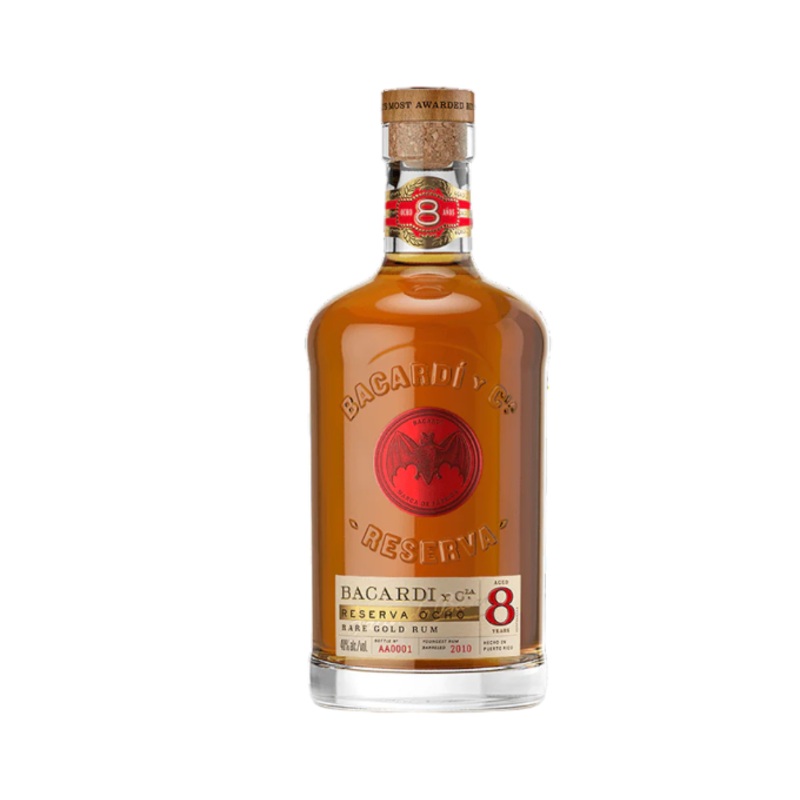 Bacardi Gran Reserva Ocho Rare Gold 8 Years 750ml
