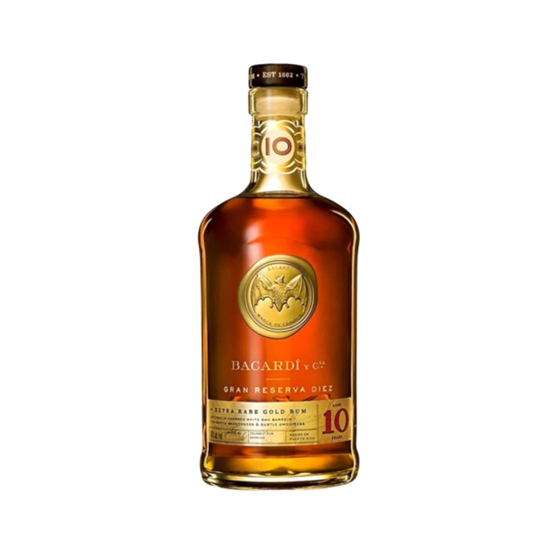 Bacardi Gran Reserva Rare Gold 10 Years 750ml