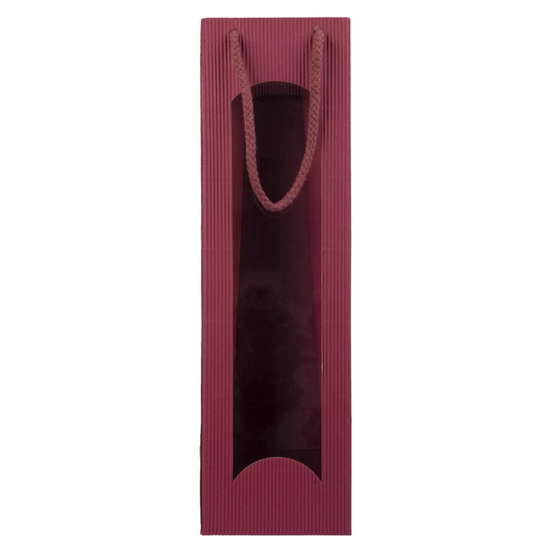 Carrying cord burgundy wave with window 1er