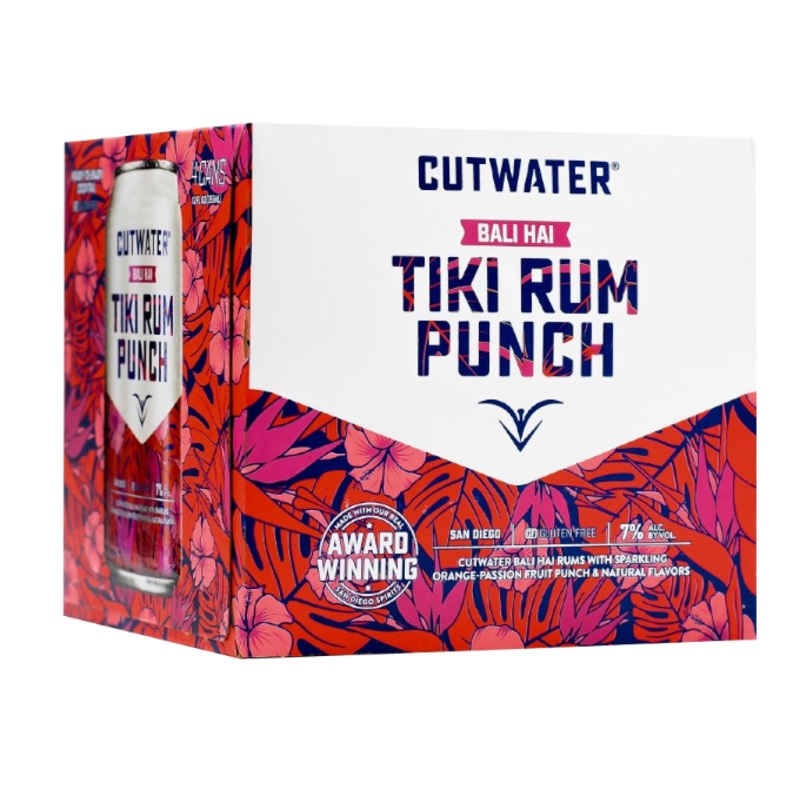 Cutwater Tiki Rum Punch 12oz 4-Pack Can