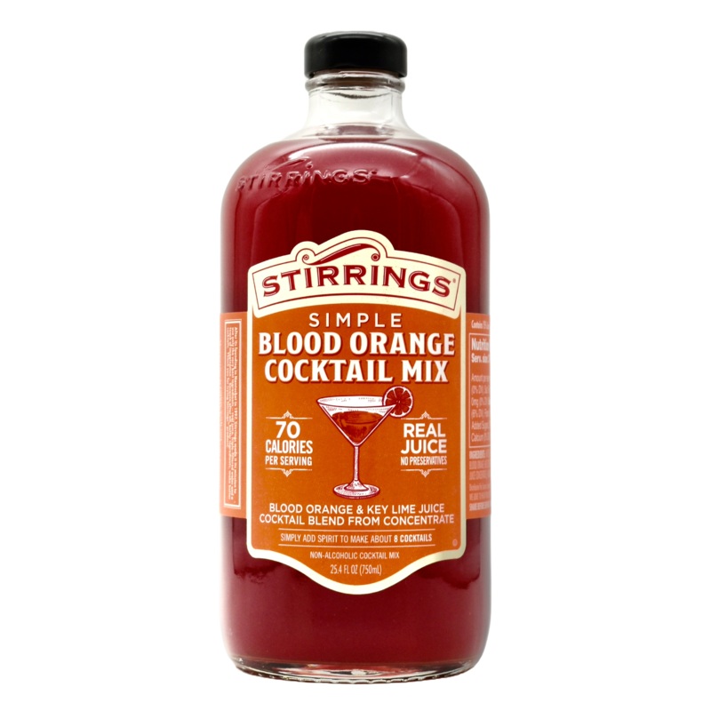 Stirrings Blood Orange Cocktail Mix 750ml