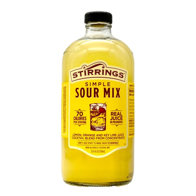 Stirrings Sour Cocktail Mix 750ml