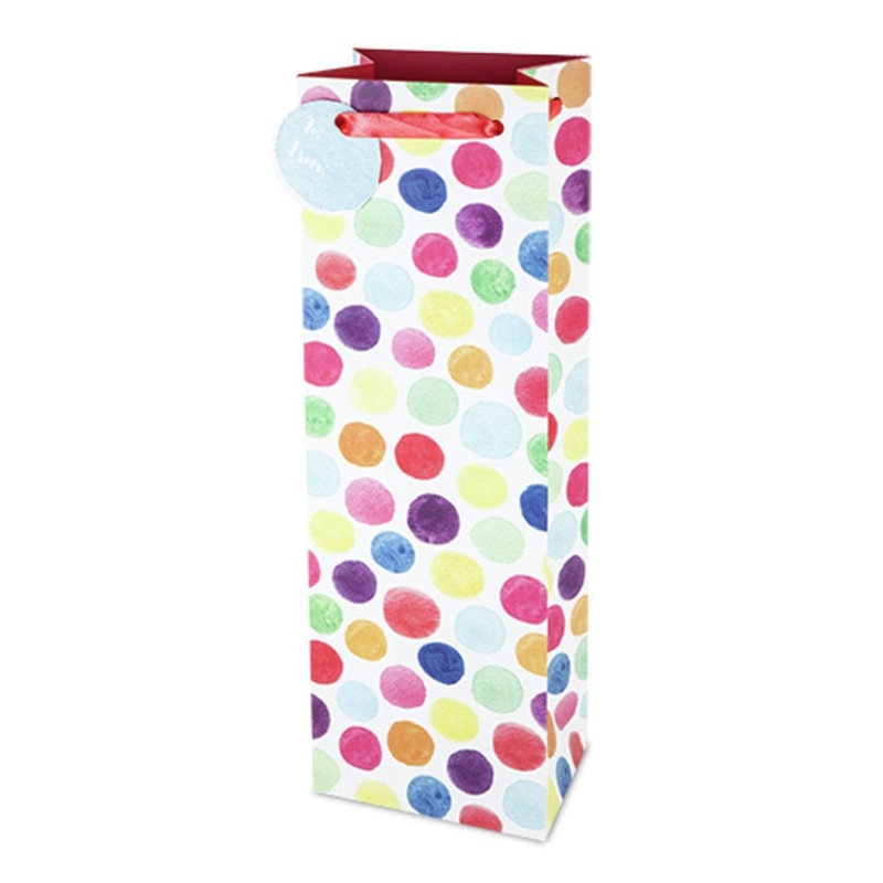 WATERCOLOR DOT BAG