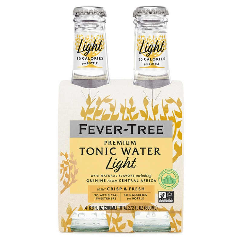 FEVER TREE LIGHT TONIC WATER 6/4PK