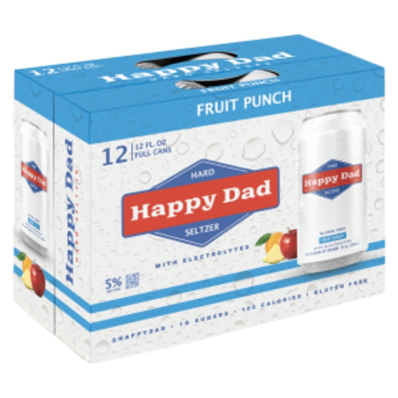 Happy Dad Fruit Punch Hard Seltzer