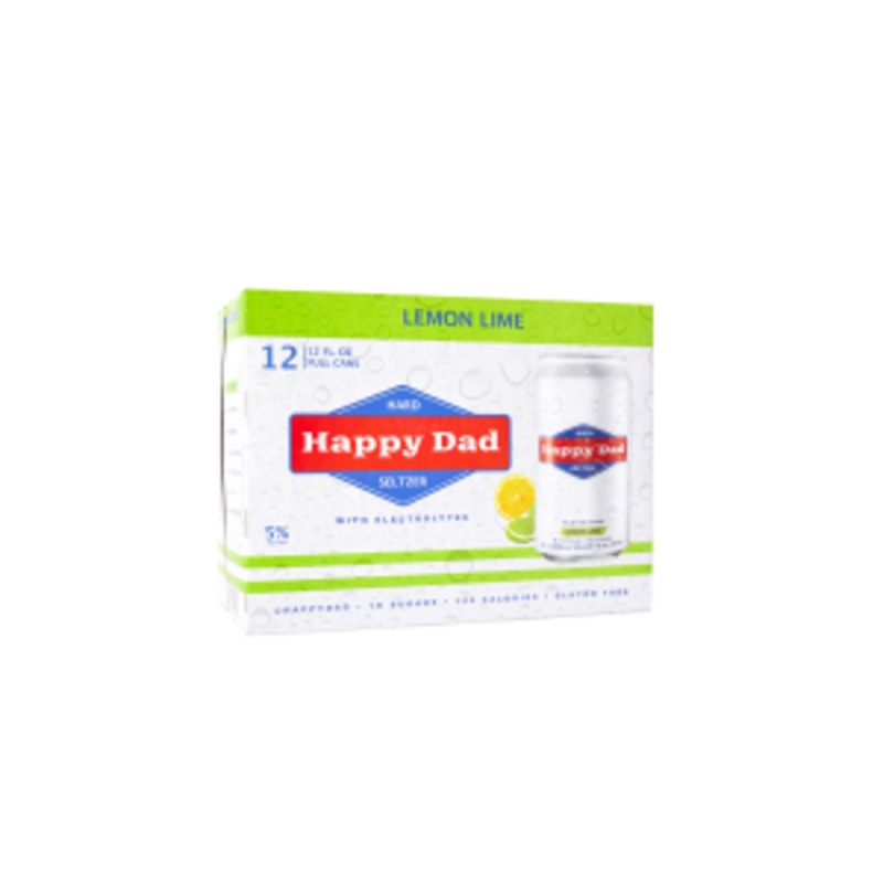 Happy Dad Hard Seltzer Lemon Lime