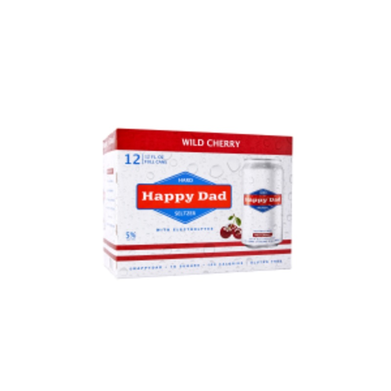 Happy Dad Hard Seltzer Wild Cherry