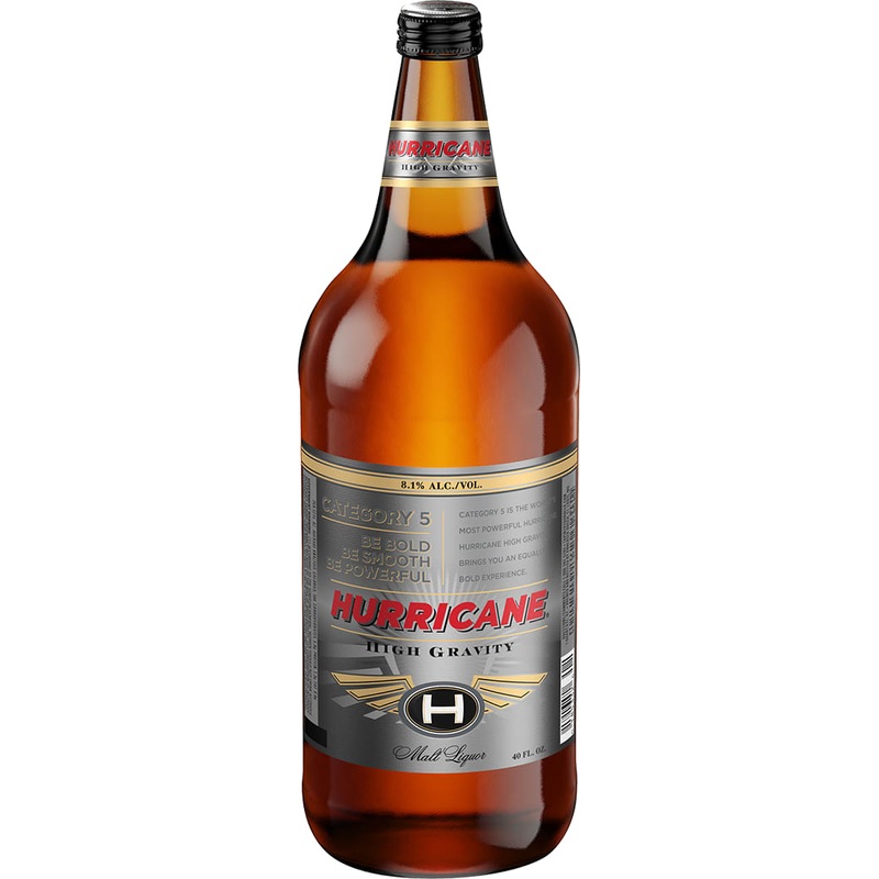 Hurricane High Gravity Malt Liquor 12 Pack (40 oz Bottles)