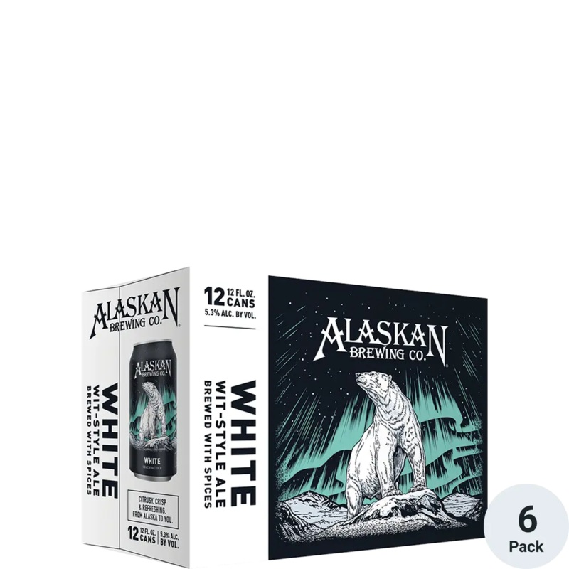 Alaskan White Ale 12oz 6pack Cans
