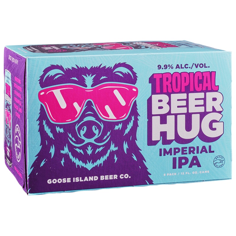Goose Tropical Beer Hug 12oz 6pack Cans