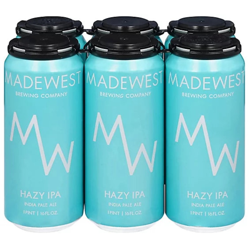 Madewest Hazy Ipa 16oz 6 Pack Cans