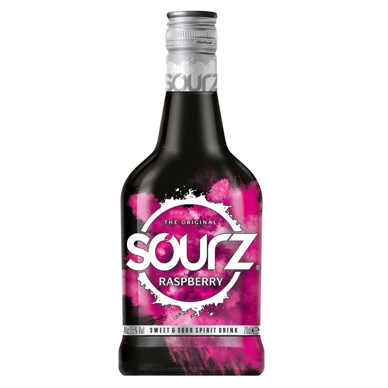 Sourz Raspberry Liqueur, 70 cl
