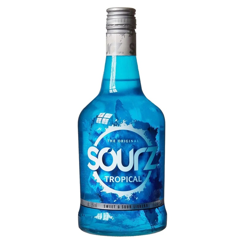 Sourz Tropical Blue Liqueur, 70 cl