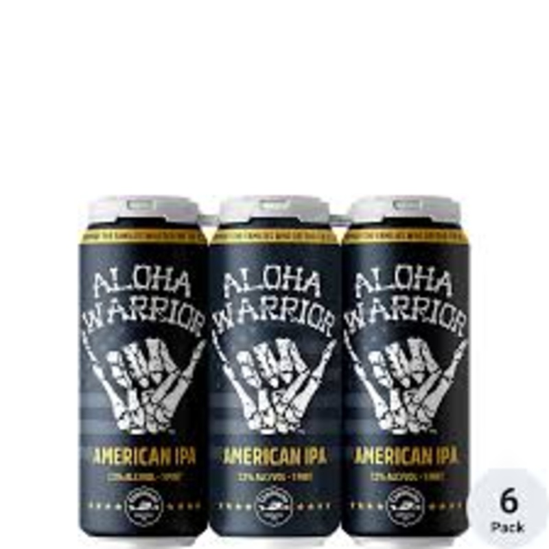 Aloha Warrior American Ipa 16oz 6pk Cans