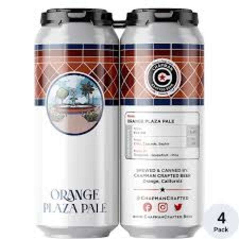 Chapman Orange Plaza Pale 16oz 4pk Cans