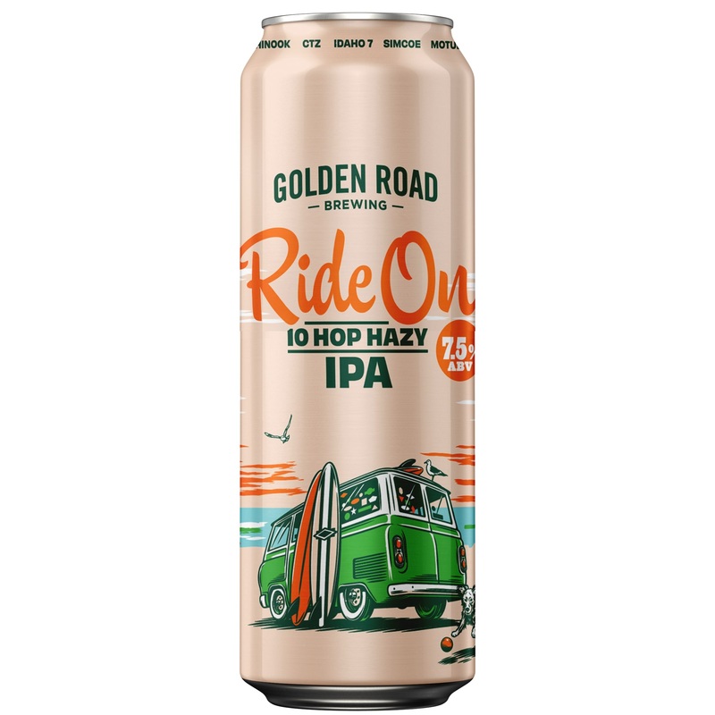 Golden Road Ride On 10 Hop Hazy 15 Pack (19.2 oz Cans)