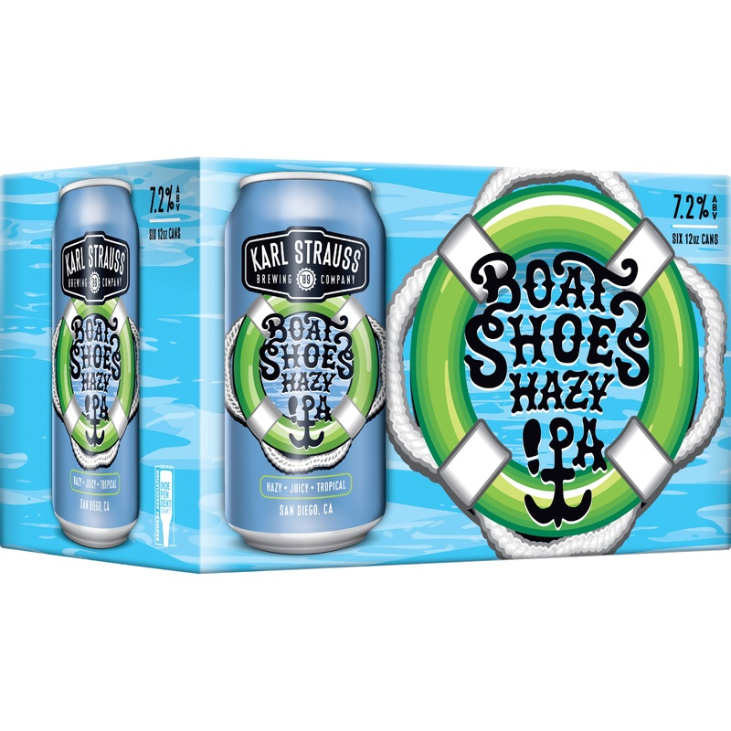 Karl Strauss Boat Shoes Hazy IPA 4x 6 Pack (12 oz Cans)