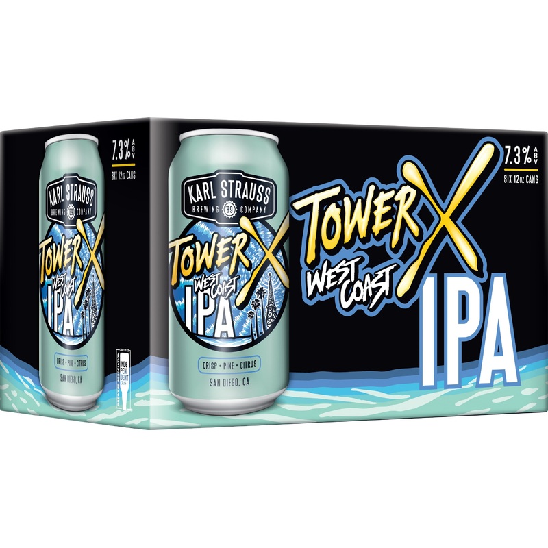 Karl Strauss Karl West Coast X IPA 4x 6 Pack (12 oz Cans)