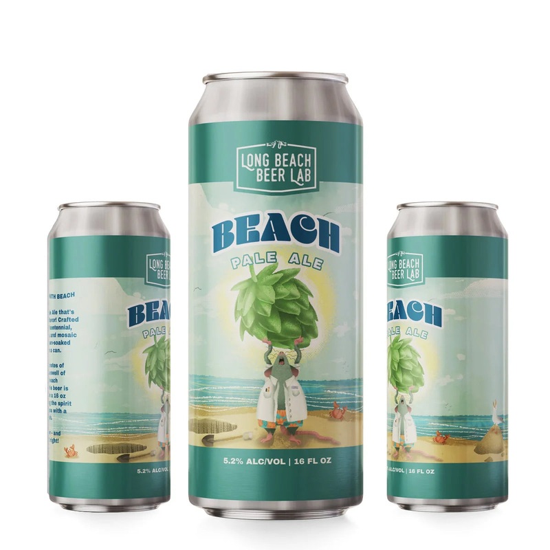 Long Beach Beer Beach Pale Ale 16oz 4pk Cans