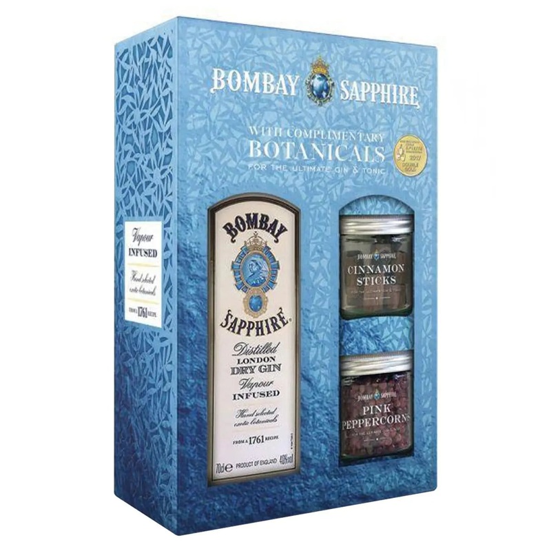 Bombay Sapphire Giftset With Bontanicals, 70 cl