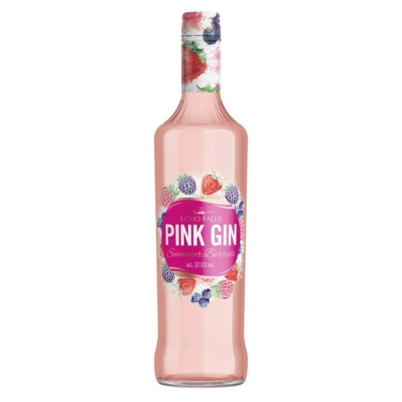 Echo Falls Summer Berries Pink Gin, 70 cl