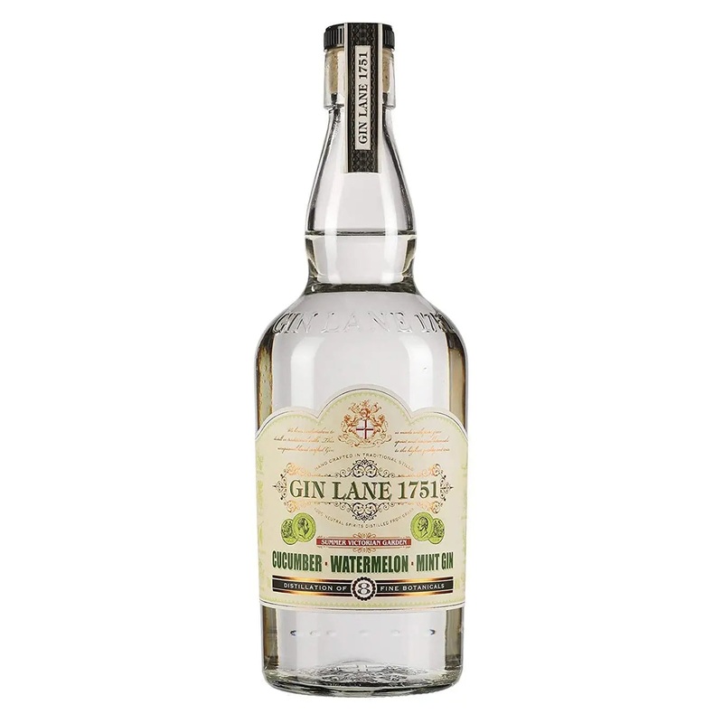 Gin Lane 1751 Victorian Garden Cucumber, Watermelon & Mint Gin, 70 cl