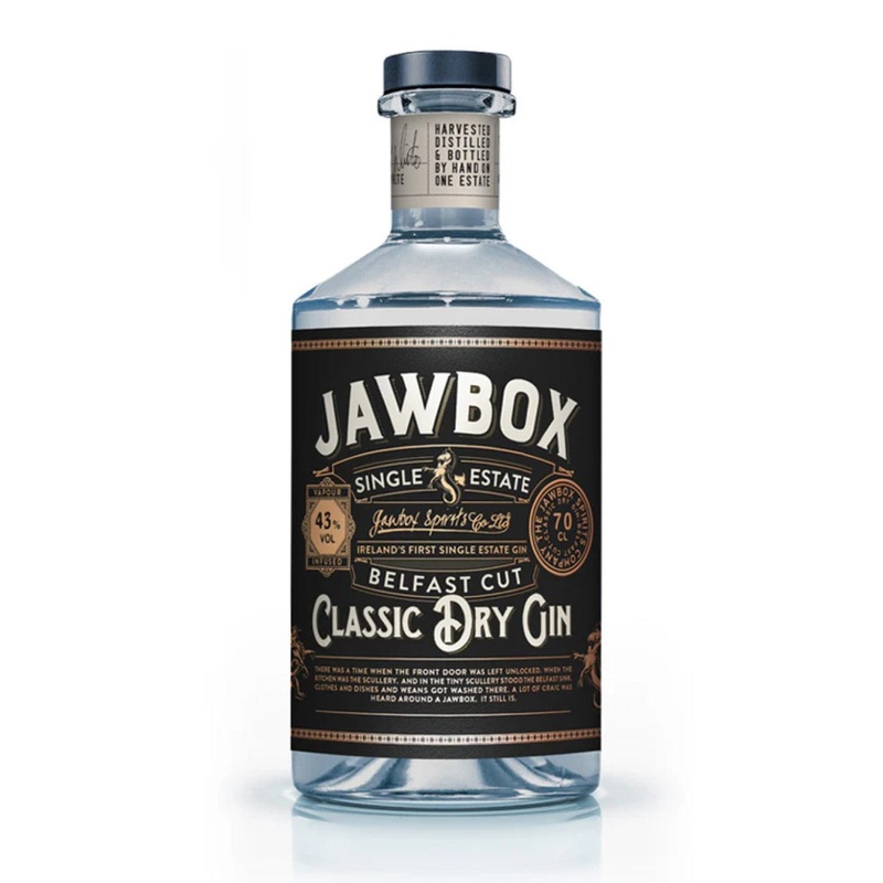 Jawbox Small Batch Classic Dry Gin, 70 cl