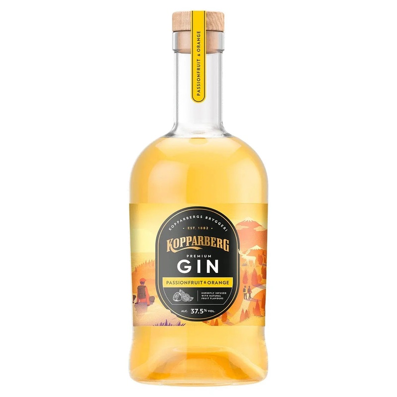 Kopparberg Passionfruit & Orange Premium Gin, 70 cl