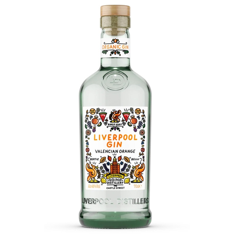 Liverpool Valencian Orange Gin, 70 cl