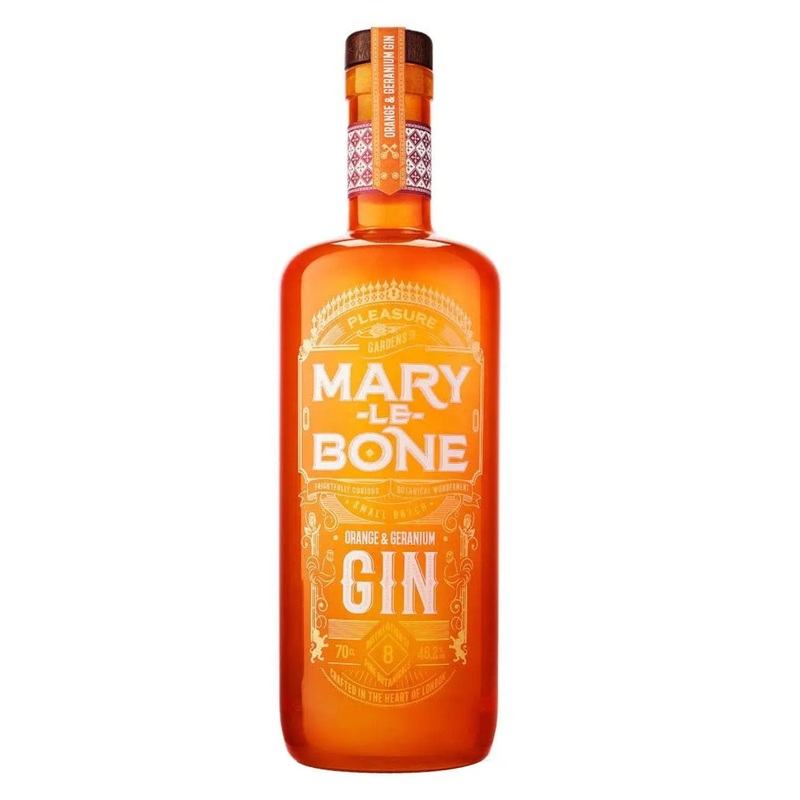 Marylebone Orange Geranium Gin, 70 cl