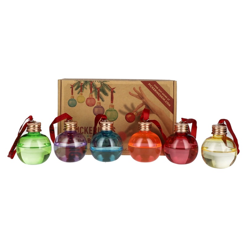 Pickering's Christmas Gin Baubles 42% Vol. 6x0,05l in Giftbox