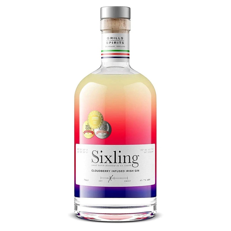 Sixling Cloudberry Infused Irish Gin, 70 cl