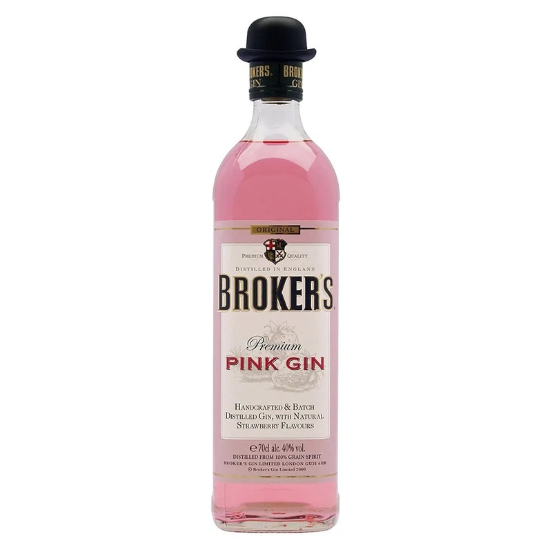 Brokers Pink Gin, 70 cl