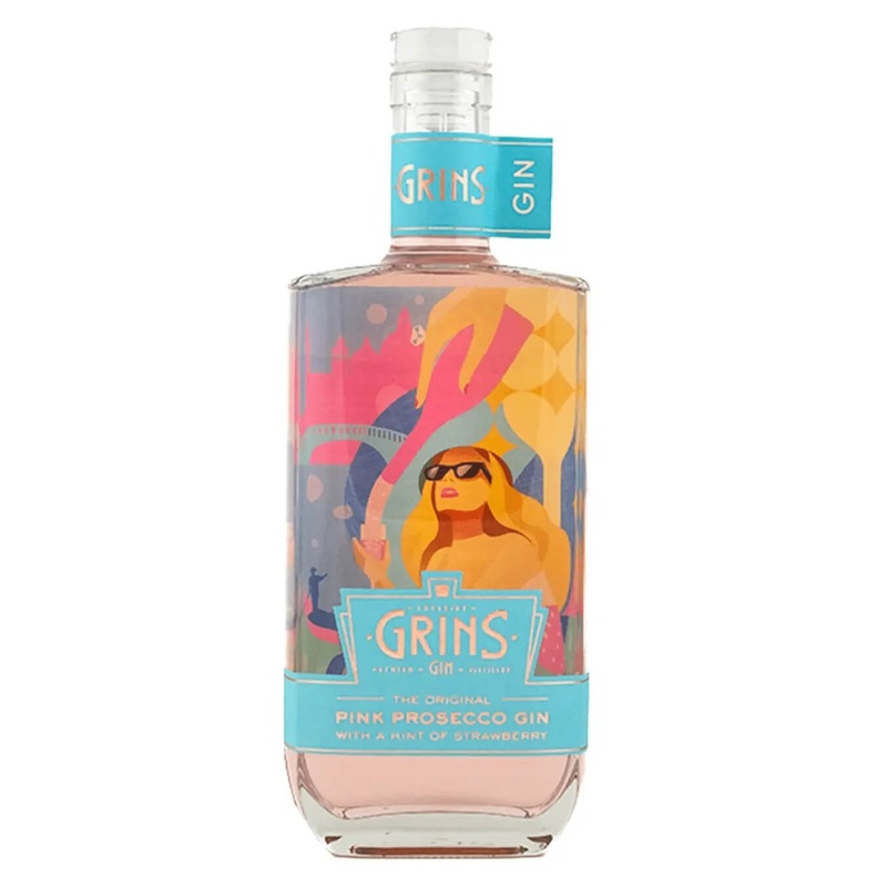 Cheshire Grins Pink Prosecco Gin, 70 cl