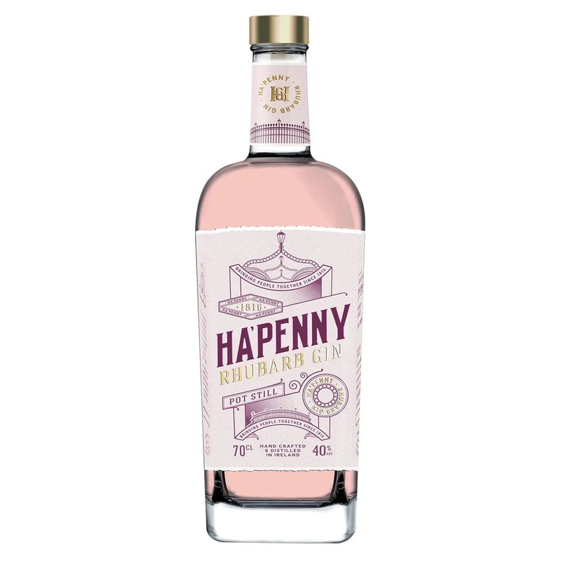 Ha'Penny Rhubarb Gin, 70 cl