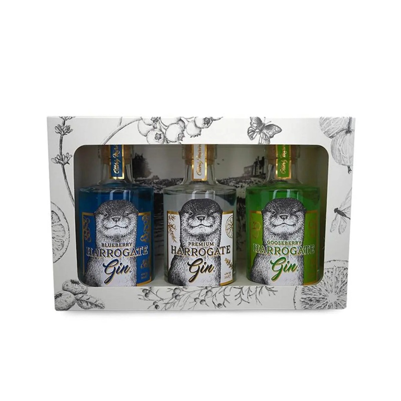 Harrogate Tipple Gin Gift Set, 3 x 20 cl