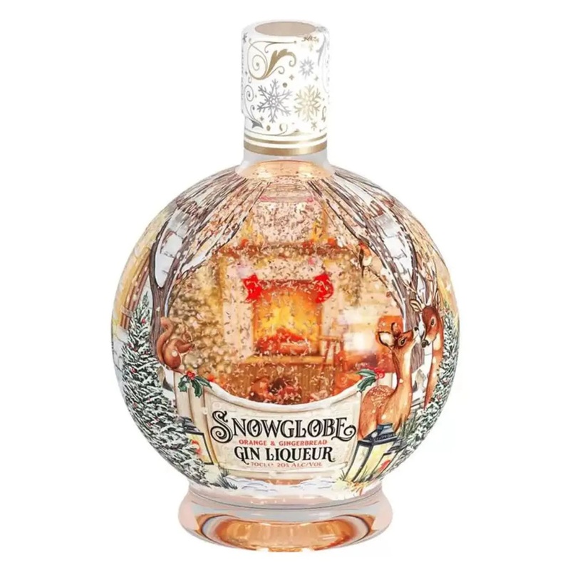 Snow Globe Orange & Gingerbread Gin Liqueur, 70 cl