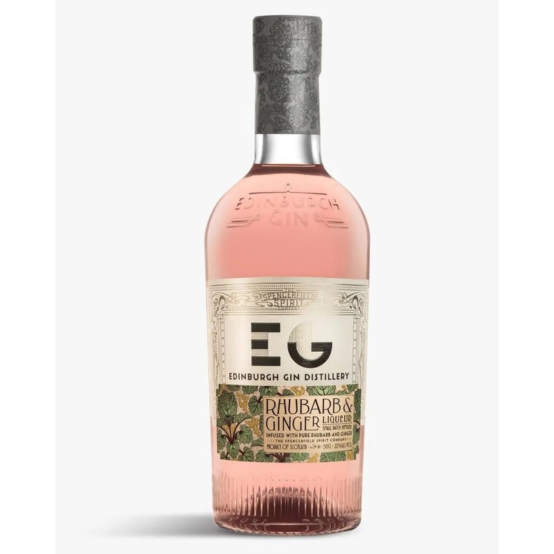 Edinburgh Gin Rhubarb and Ginger Pink Gin Liqueur, 50 cl