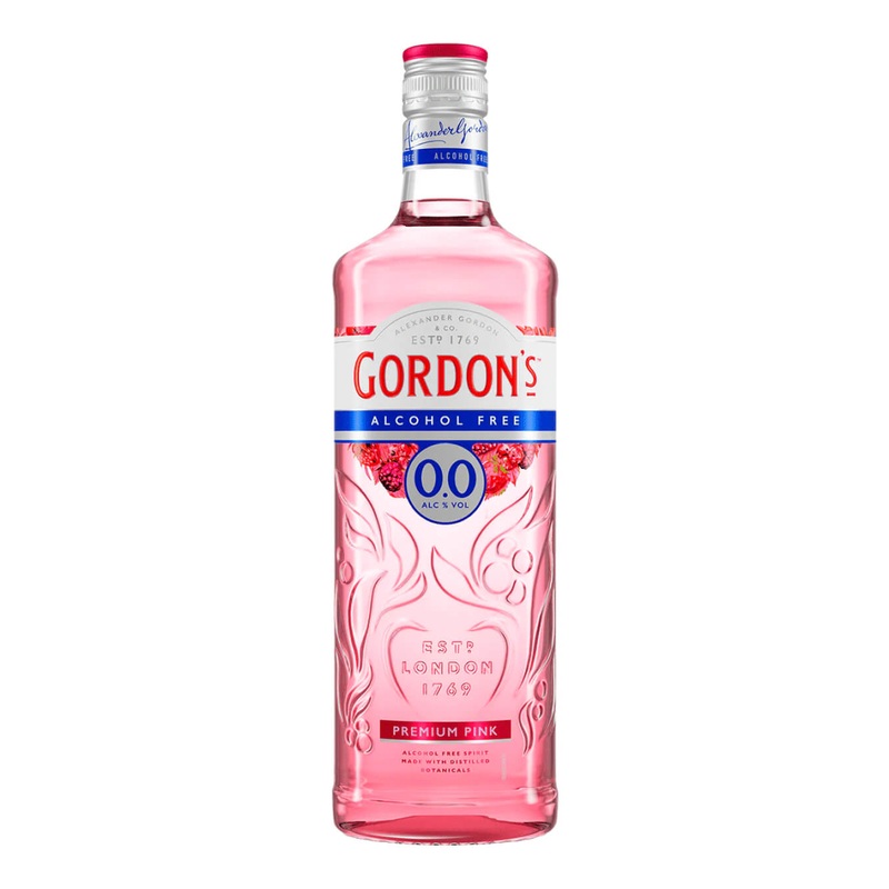 Gordon's Premium Pink Alcohol Free Gin, 70 cl