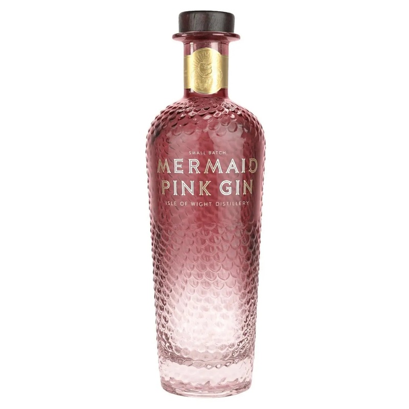 Isle of Wight Distillery Mermaid Pink Gin, 70 cl