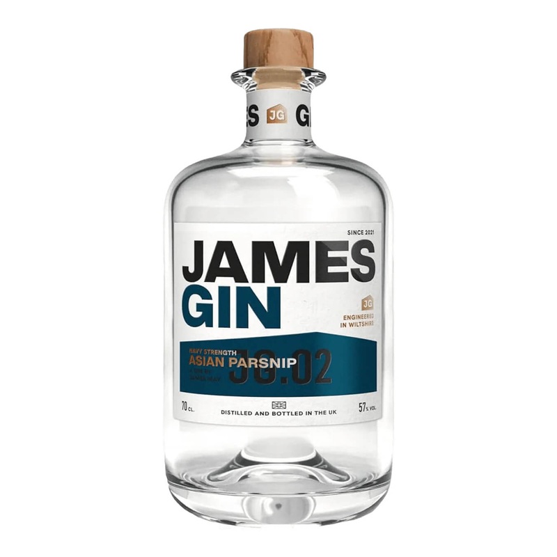 James Gin Asian Parsnip Navy Strength Gin, 70 cl