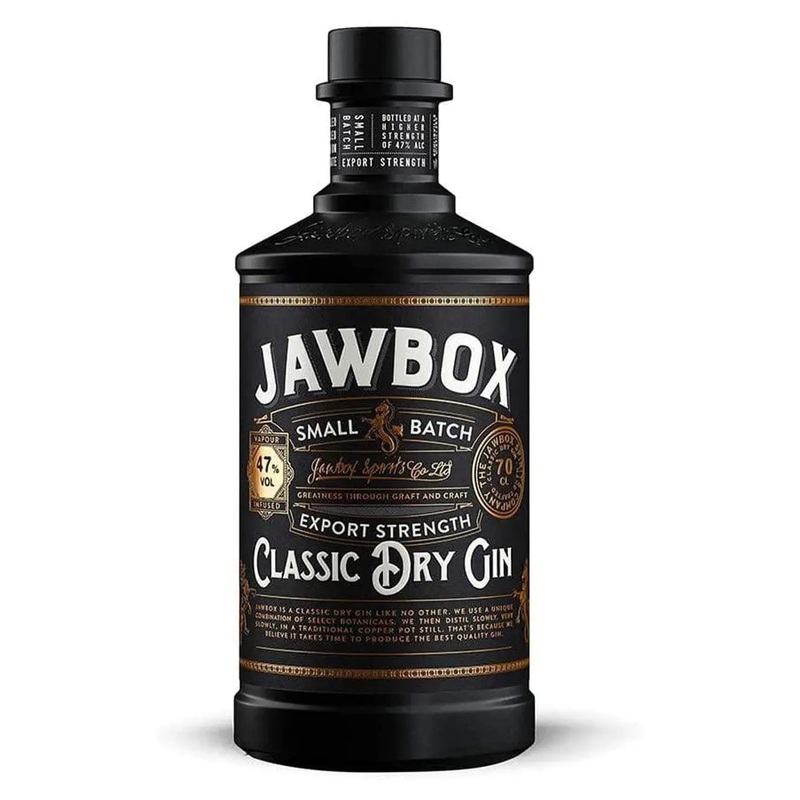 Jawbox Small Batch Export Strength Gin, 70 cl