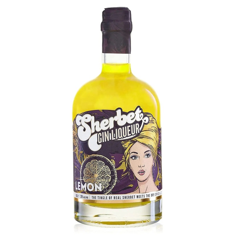 Lemon Sherbet Gin Liquer, 50 cl