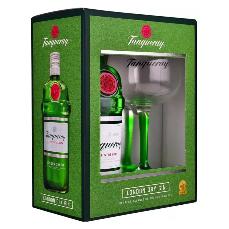 Tanqueray London Dry Gin with Copa, 70 cl
